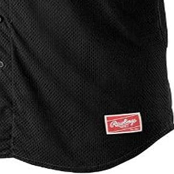 Rawlings Men's Full Button RBJ167 Jersey - Picture 2 of 3